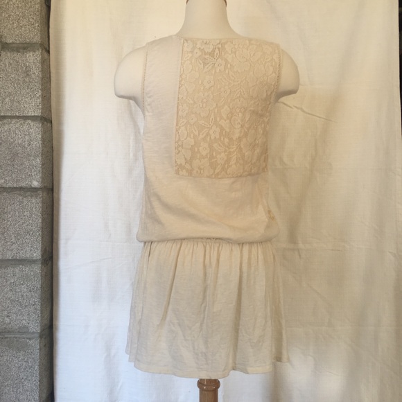 Rio Rac - 100% cotton lace swimsuit cover up drawstring waist - Picture 2 of 4